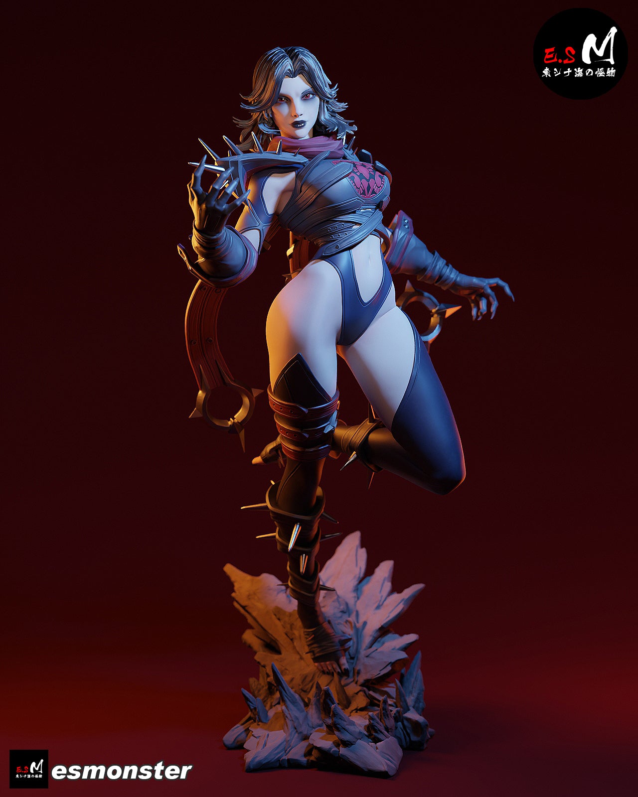 Malicious Invisible Woman (Pose 2) Statue