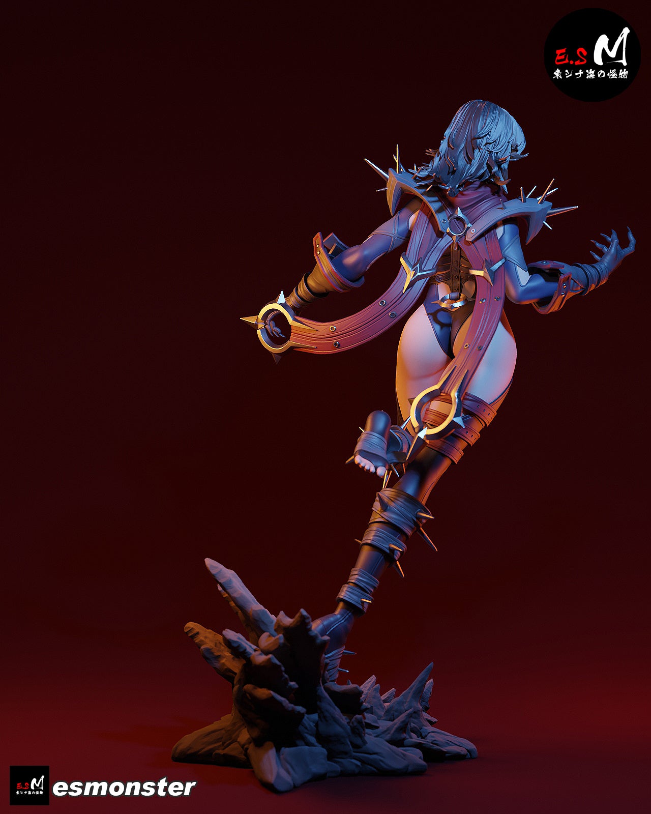 Malicious Invisible Woman (Pose 2) Statue