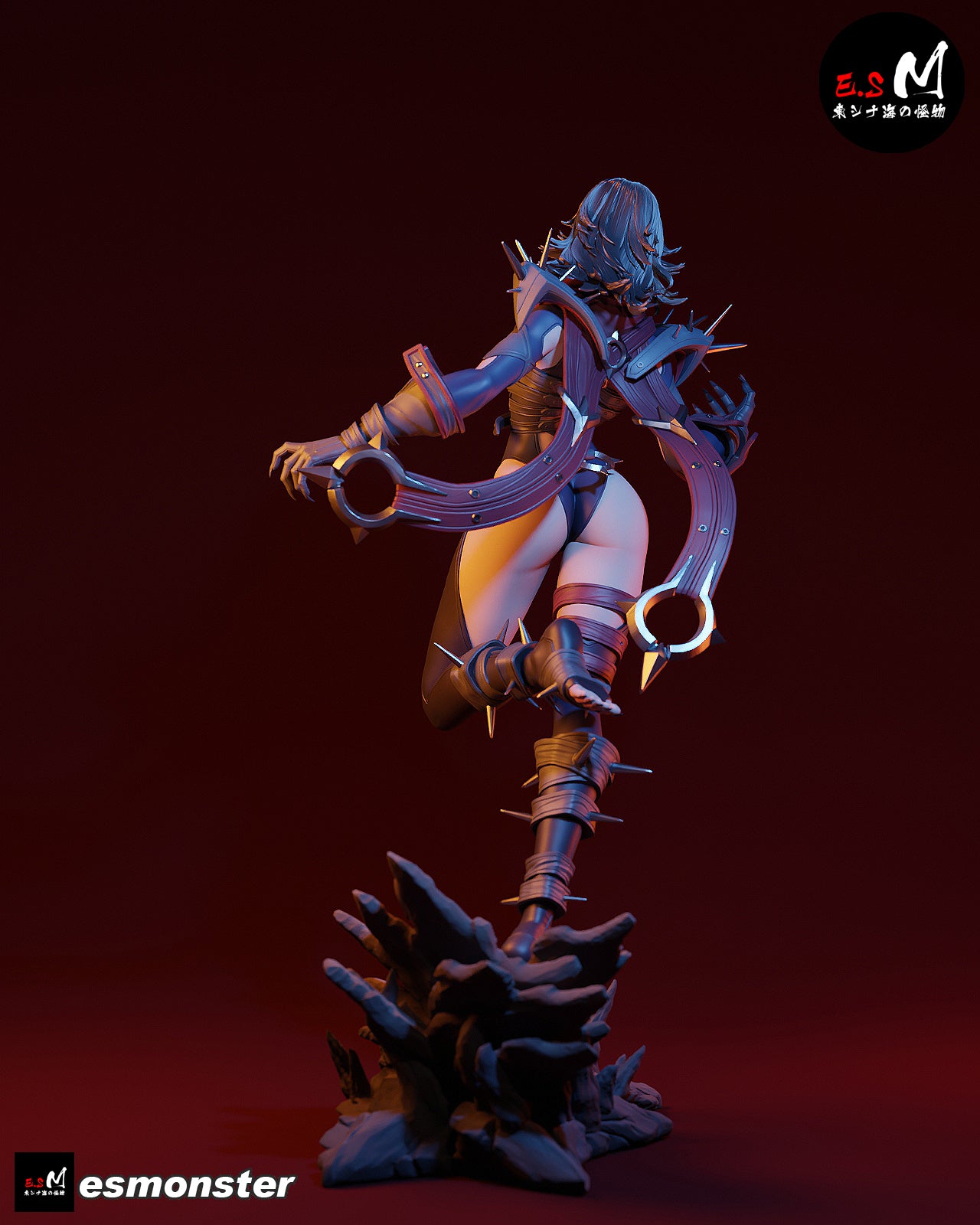 Malicious Invisible Woman (Pose 2) Statue