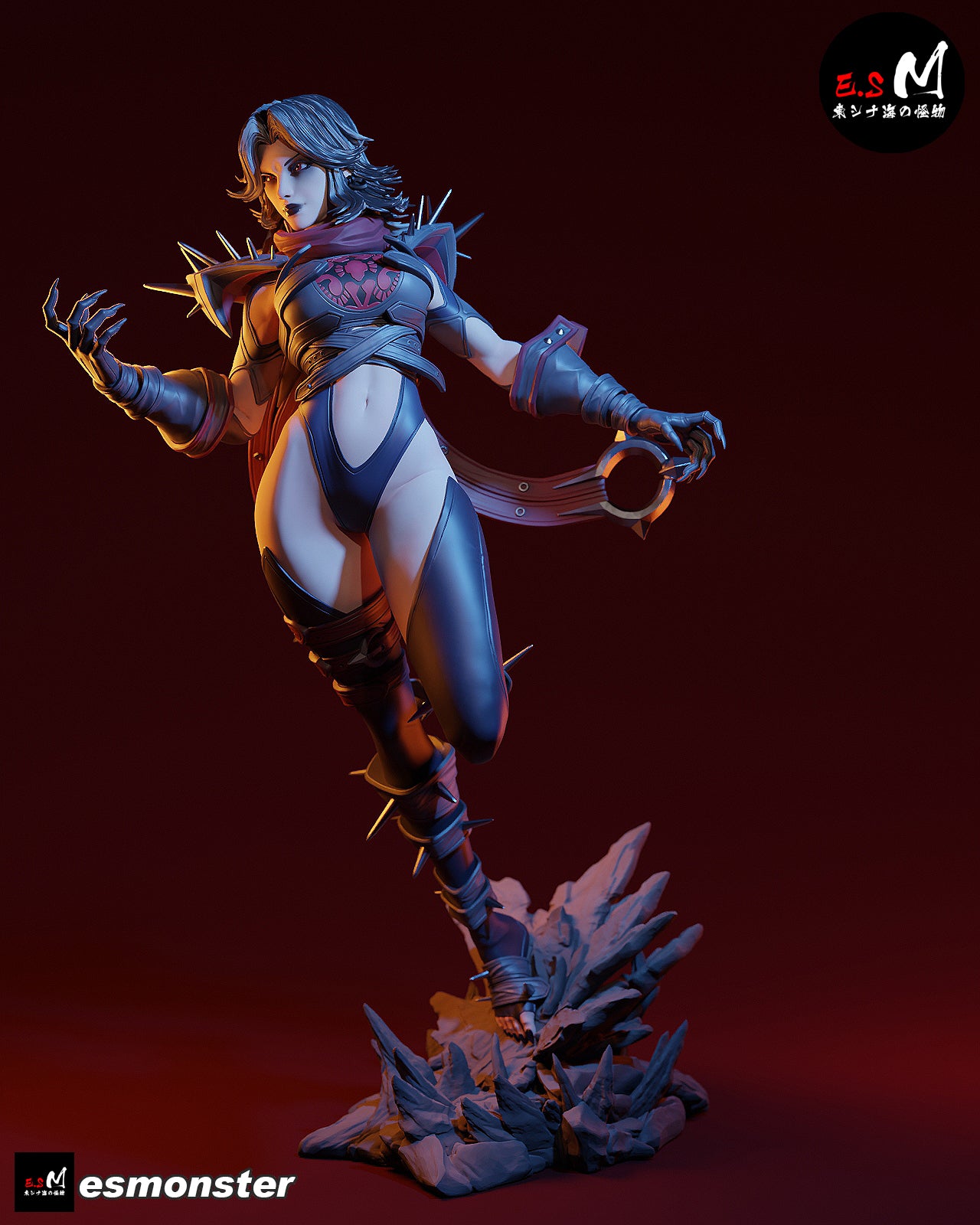 Malicious Invisible Woman (Pose 2) Statue