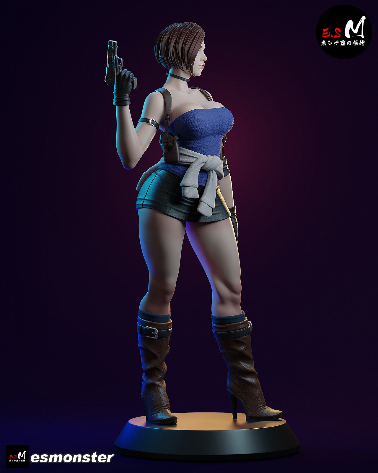 Jill Valentine Statue
