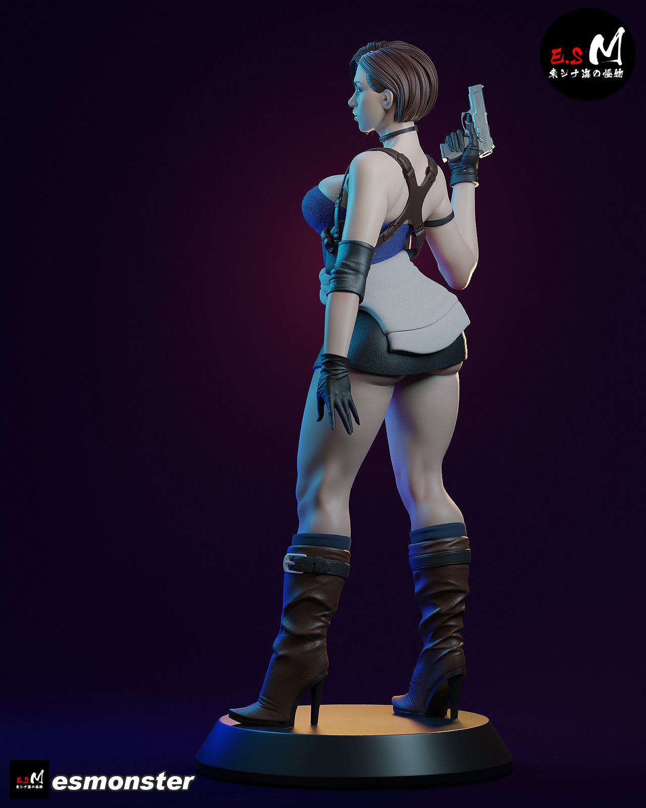 Jill Valentine Statue