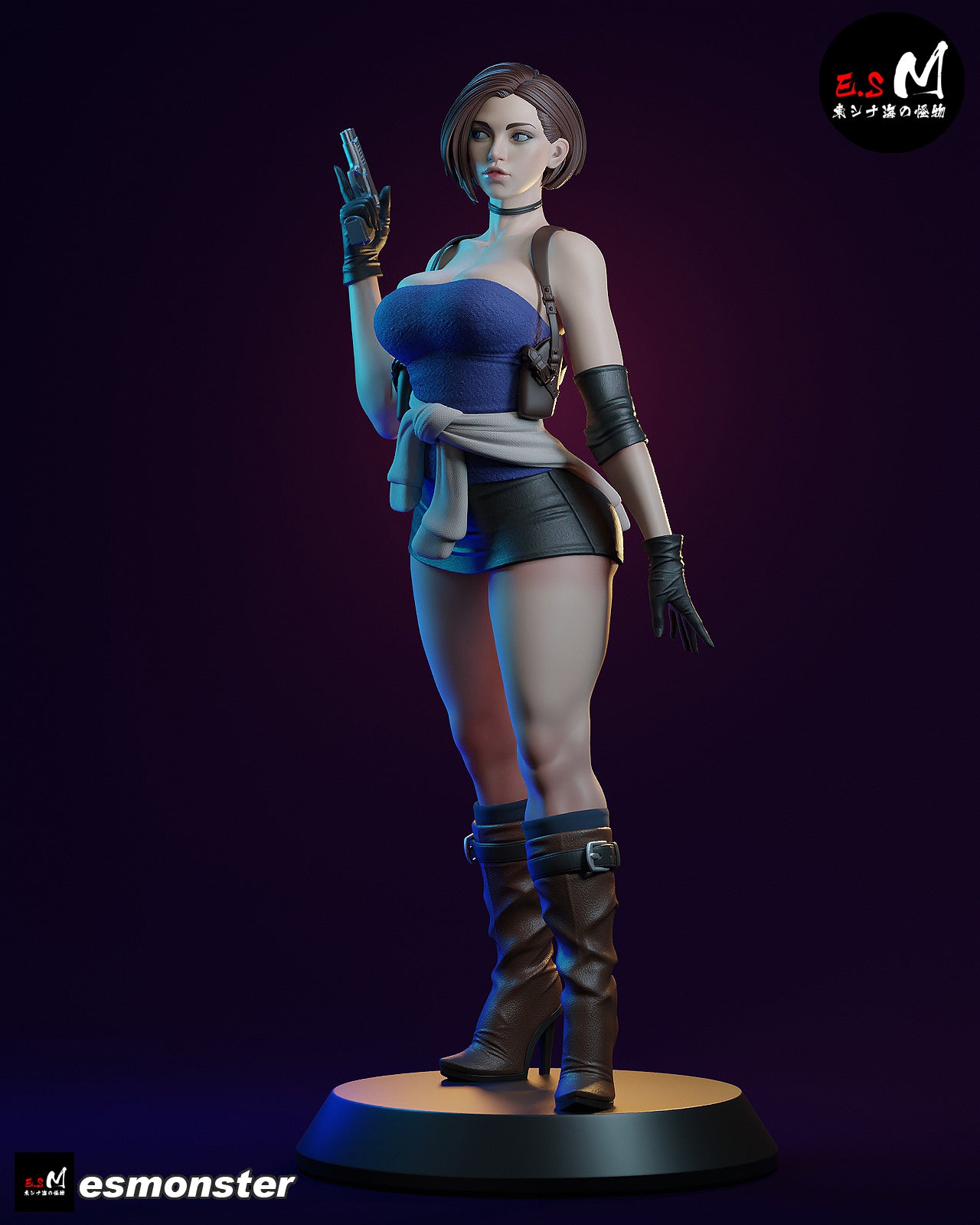 Jill Valentine Statue