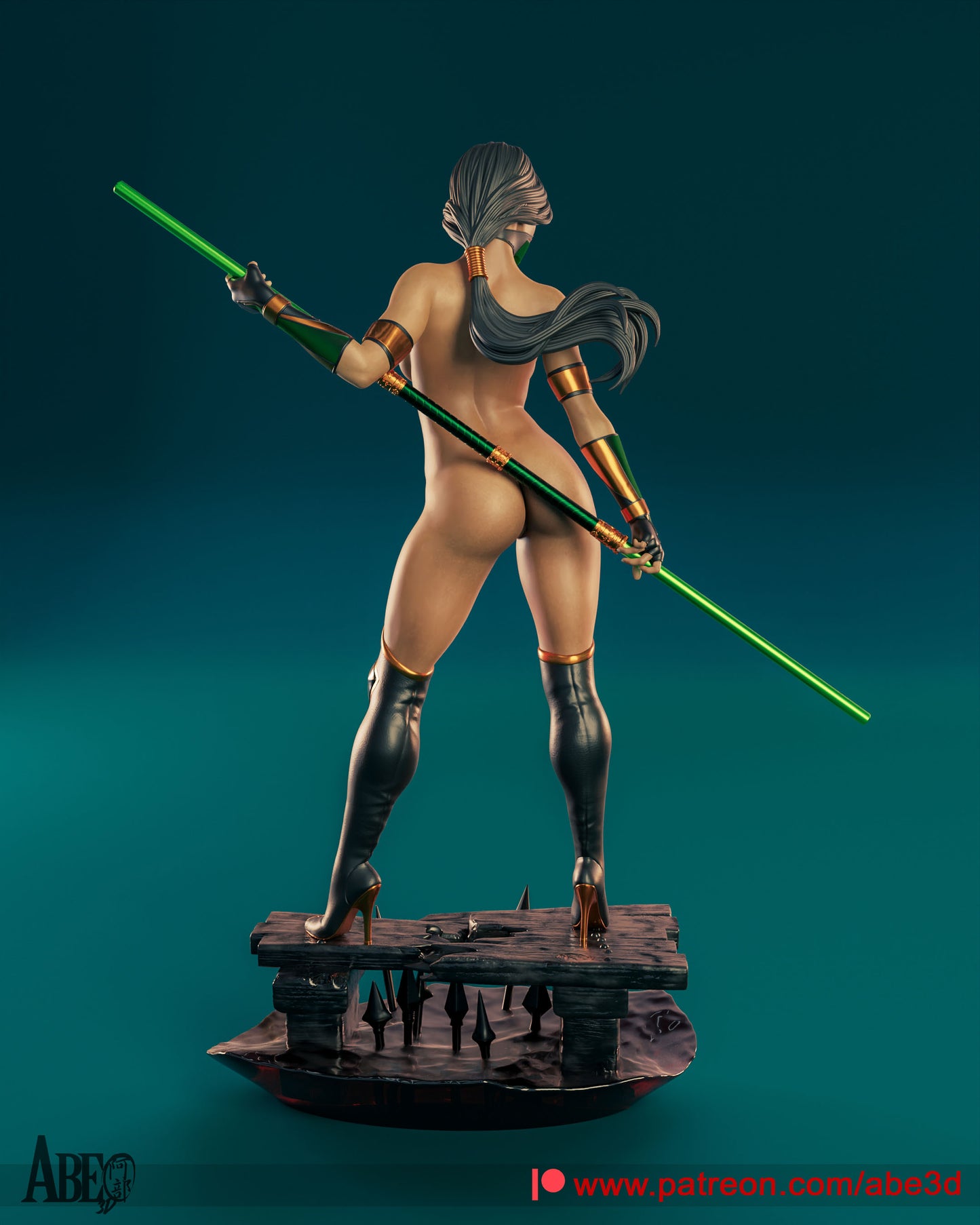 Jade (MK) Statue 3D-Printed Kit