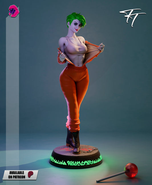 Joker Female Statue