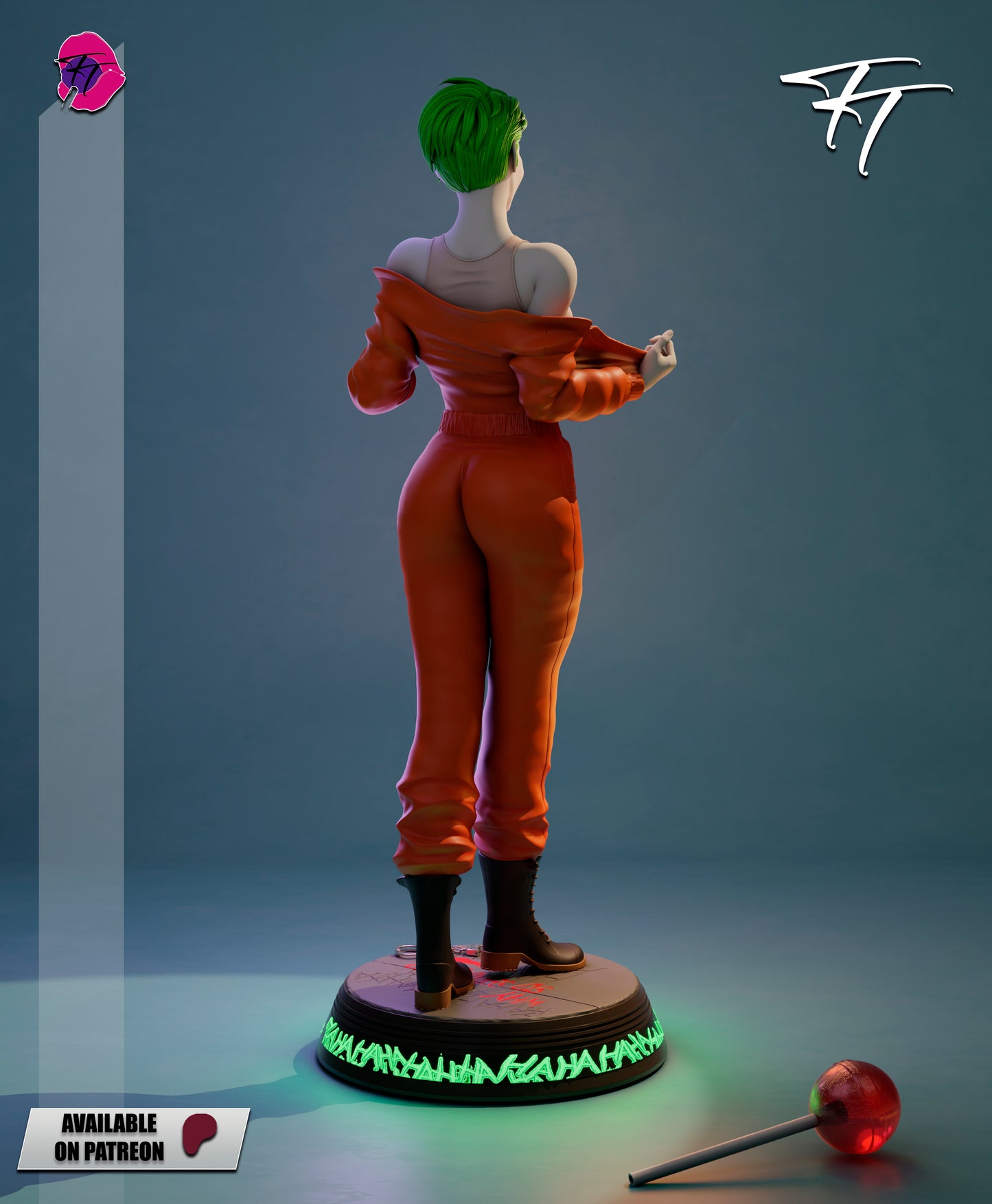 Joker Female Statue