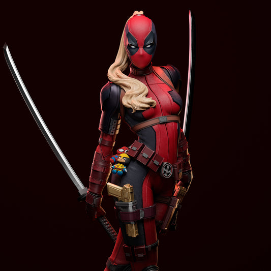 Lady Deadpool Statue