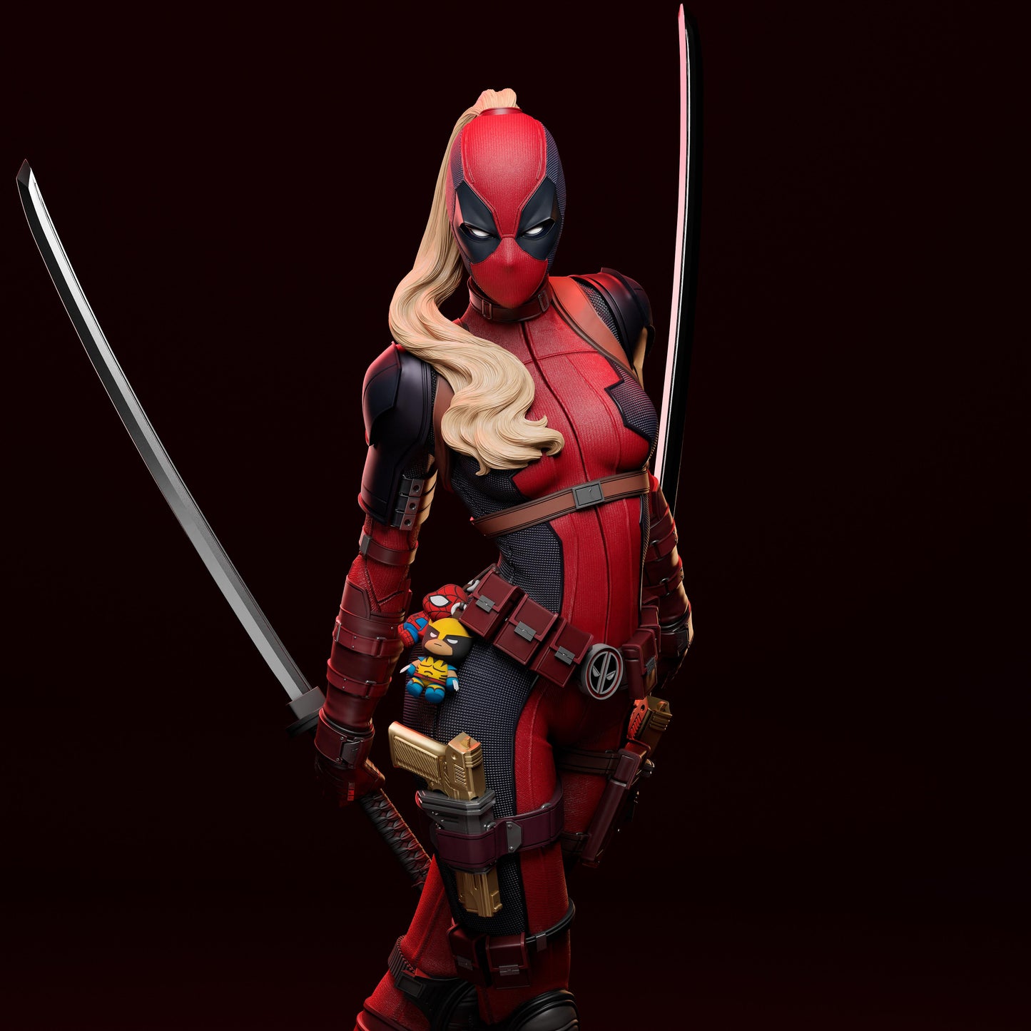 Lady Deadpool Statue