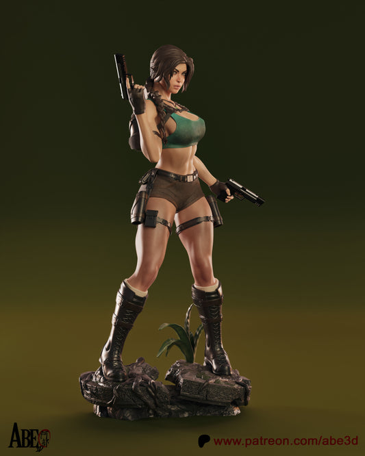 Lara Croft Statue