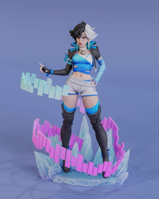 Luna Snow Statue 3D-Printed Kit