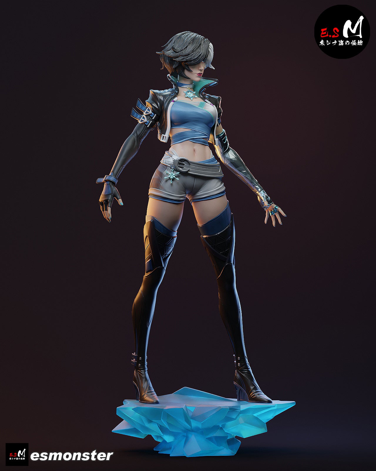 Luna Snow Statue