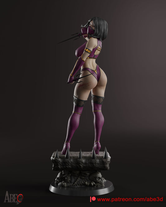 Mileena (MK) Statue