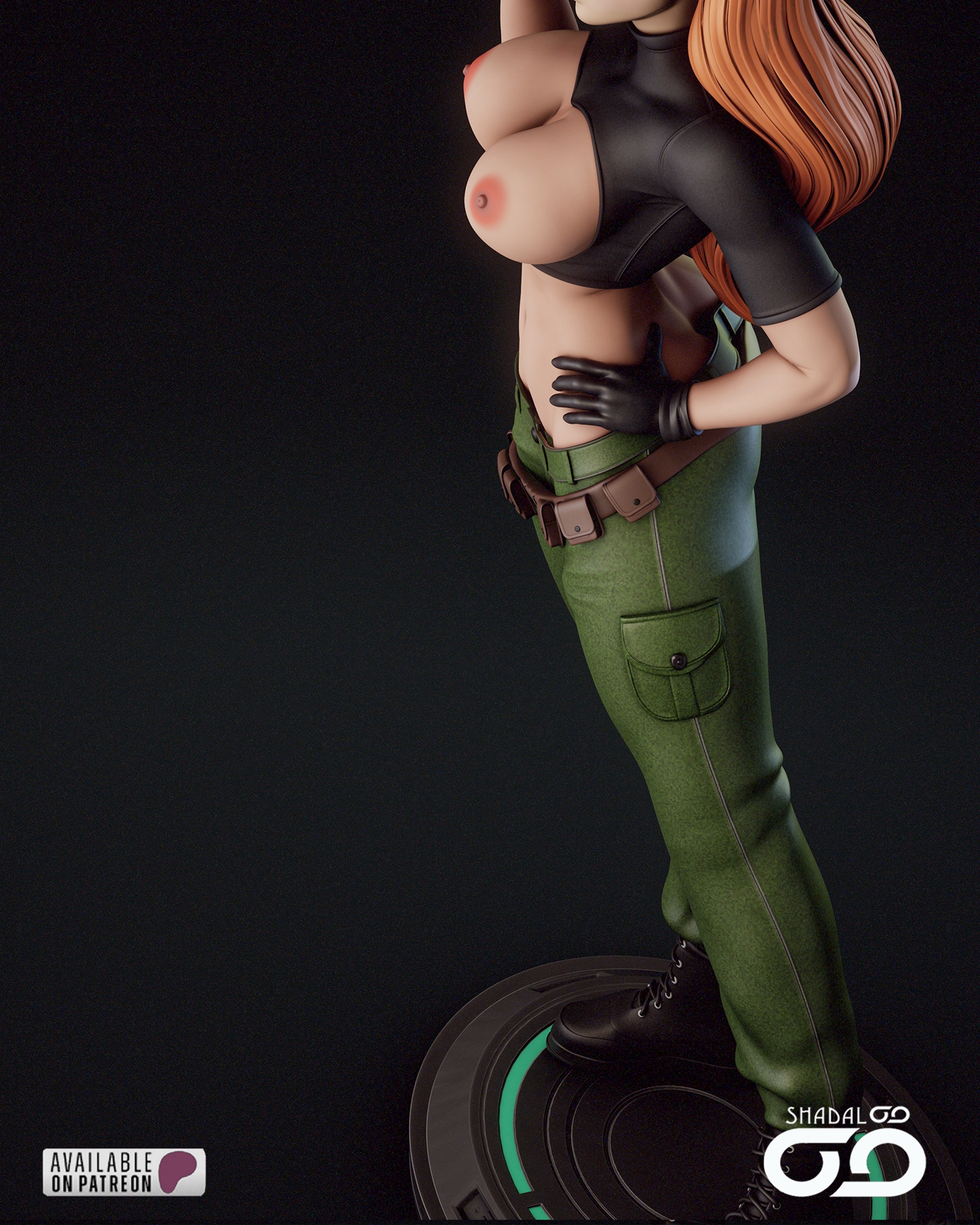 Kim Possible Statue