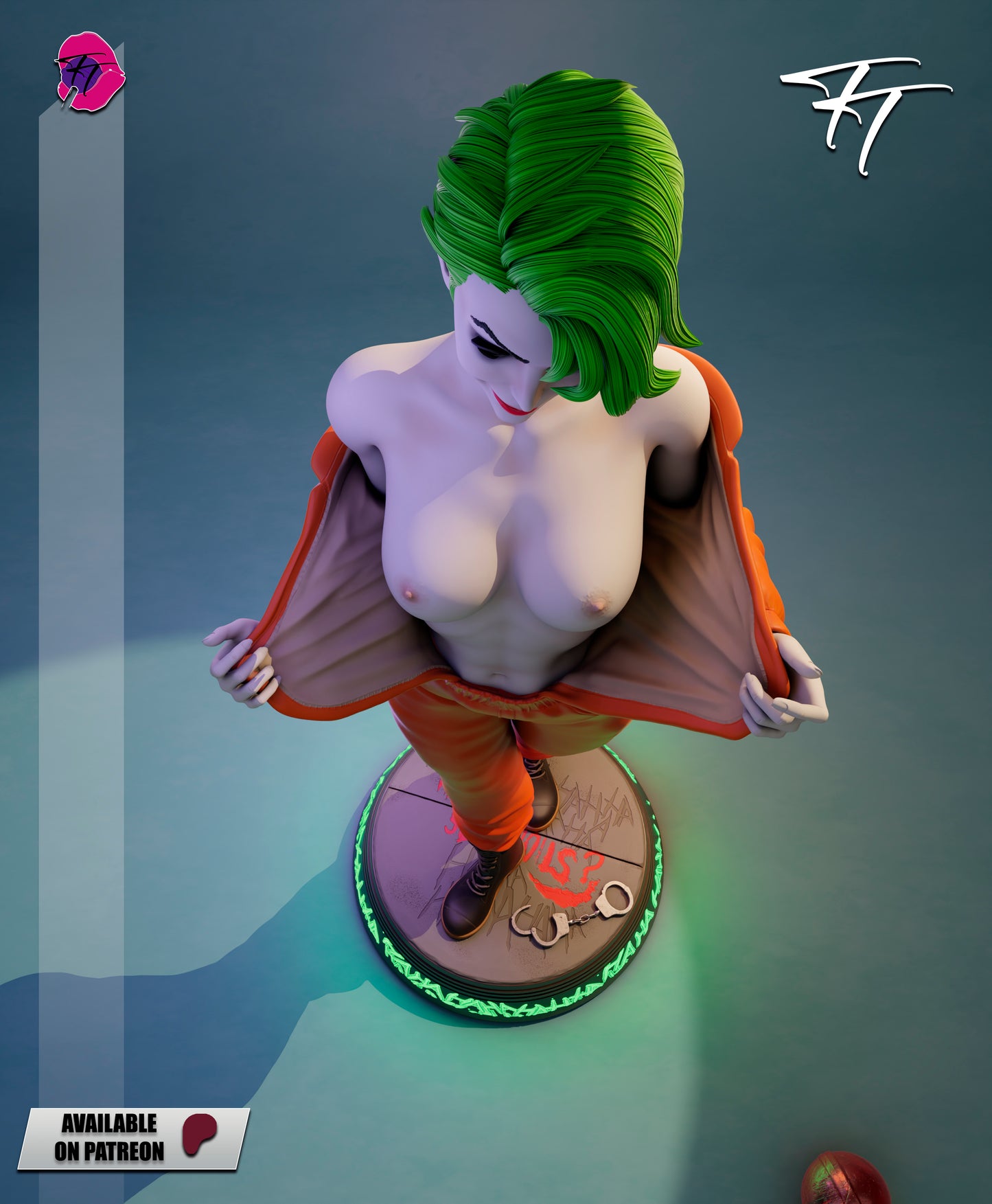 Joker Female Statue