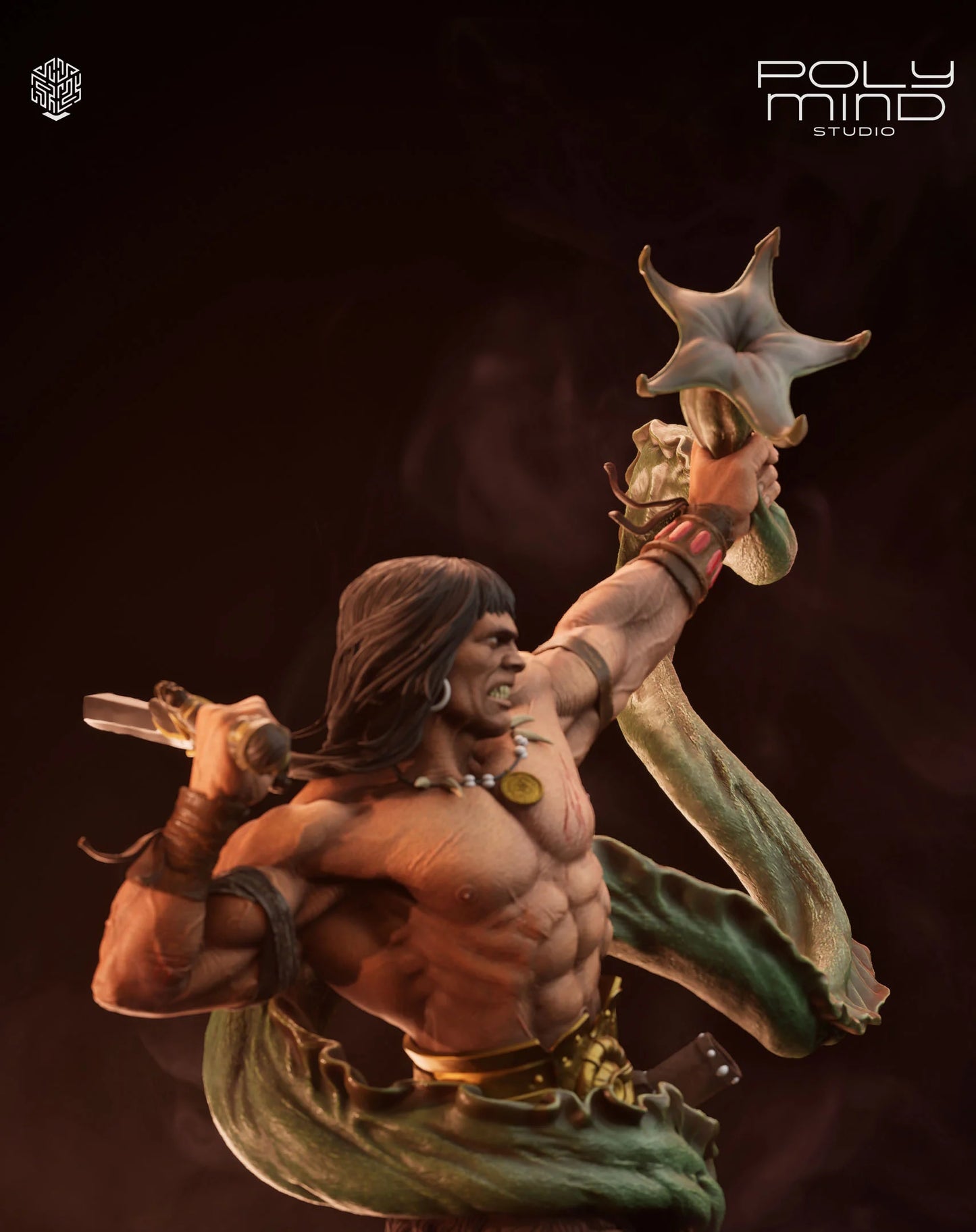 Conan Statue 3D-Printed Kit