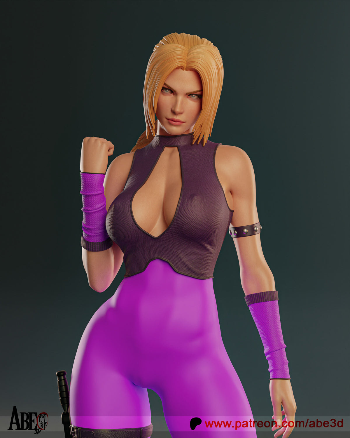 Nina Williams Statue 3D-Printed Kit