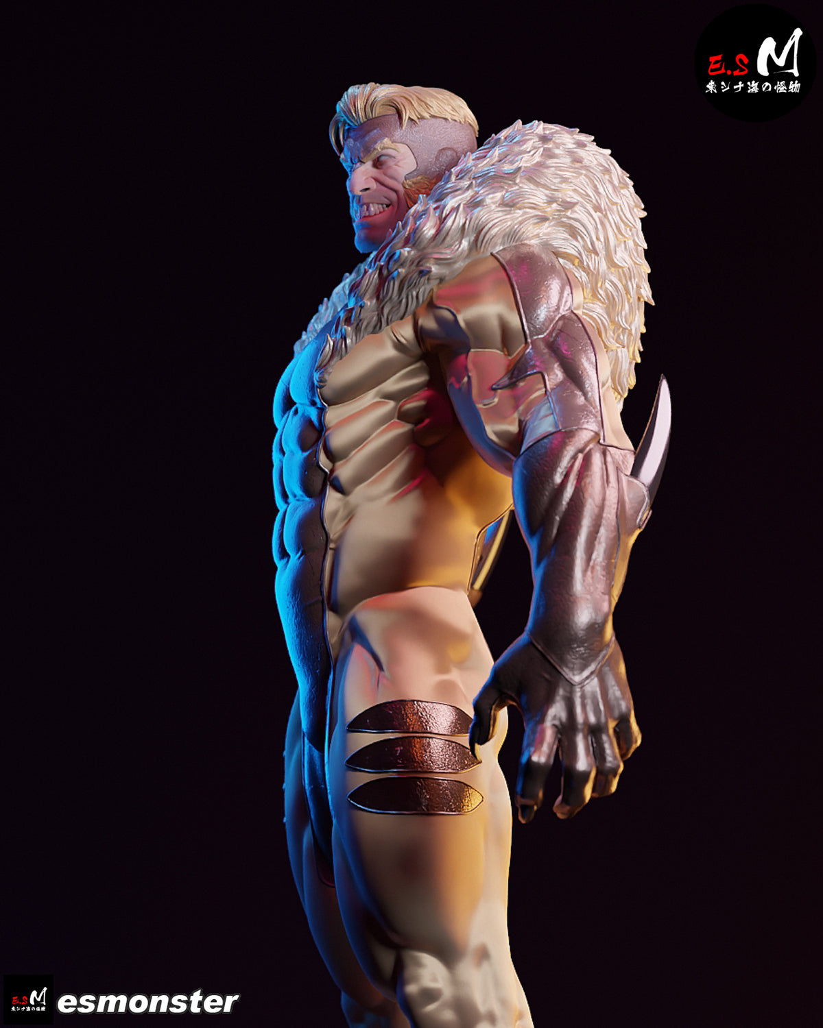 Sabretooth Statue 3D-Printed Kit