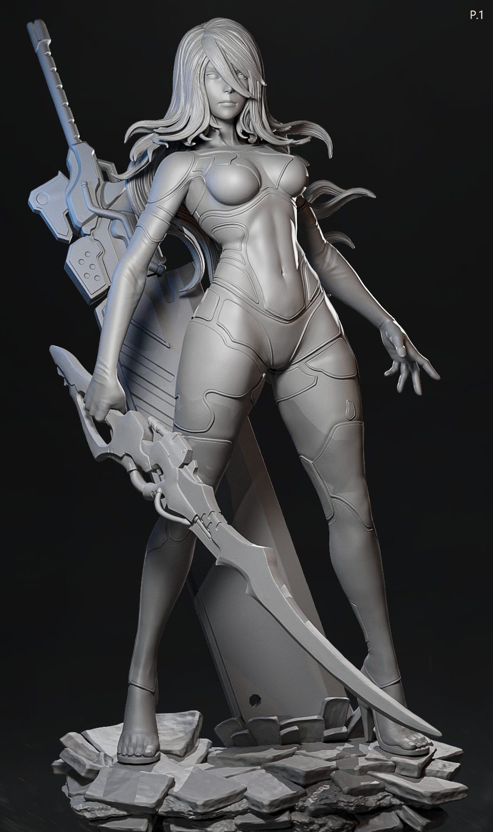 A2 (Pose 1) Statue