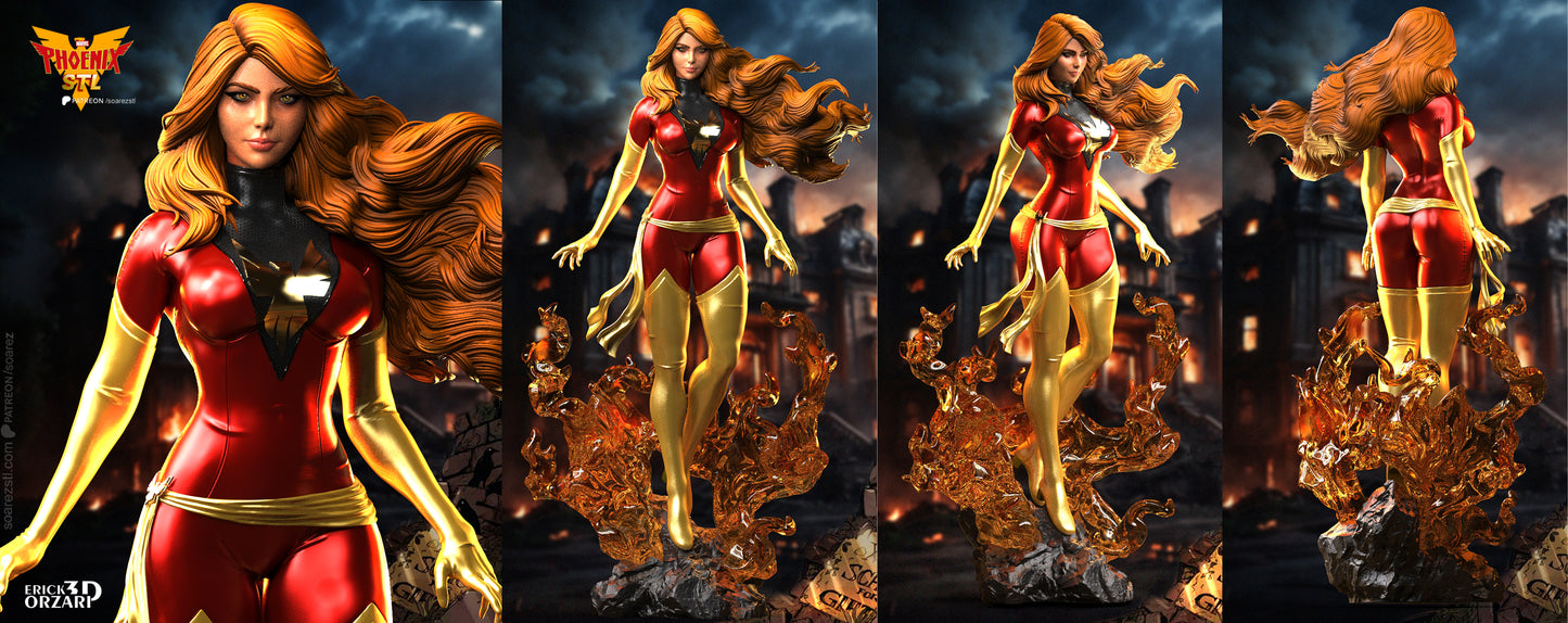 Dark Phoenix Statue