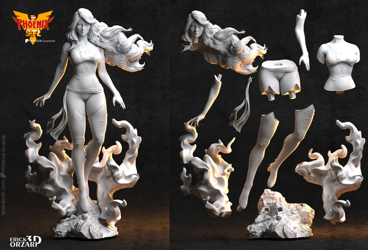 Dark Phoenix Statue