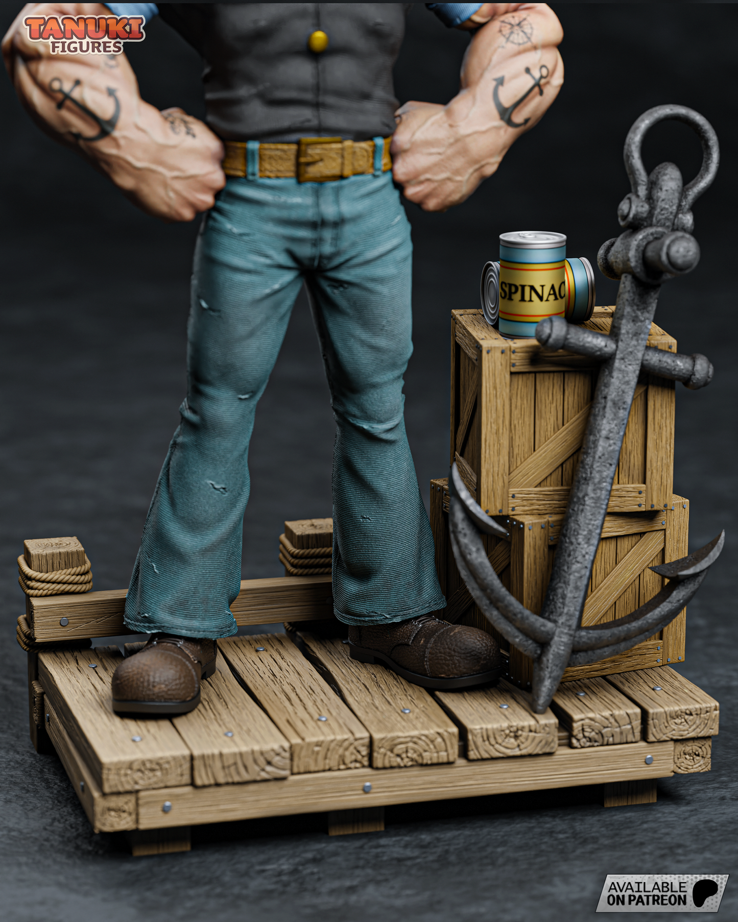Popeye Statue