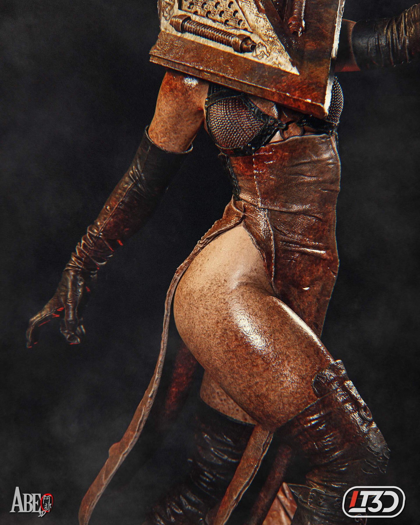 Pyramid Head Statue 3D-Printed Kit