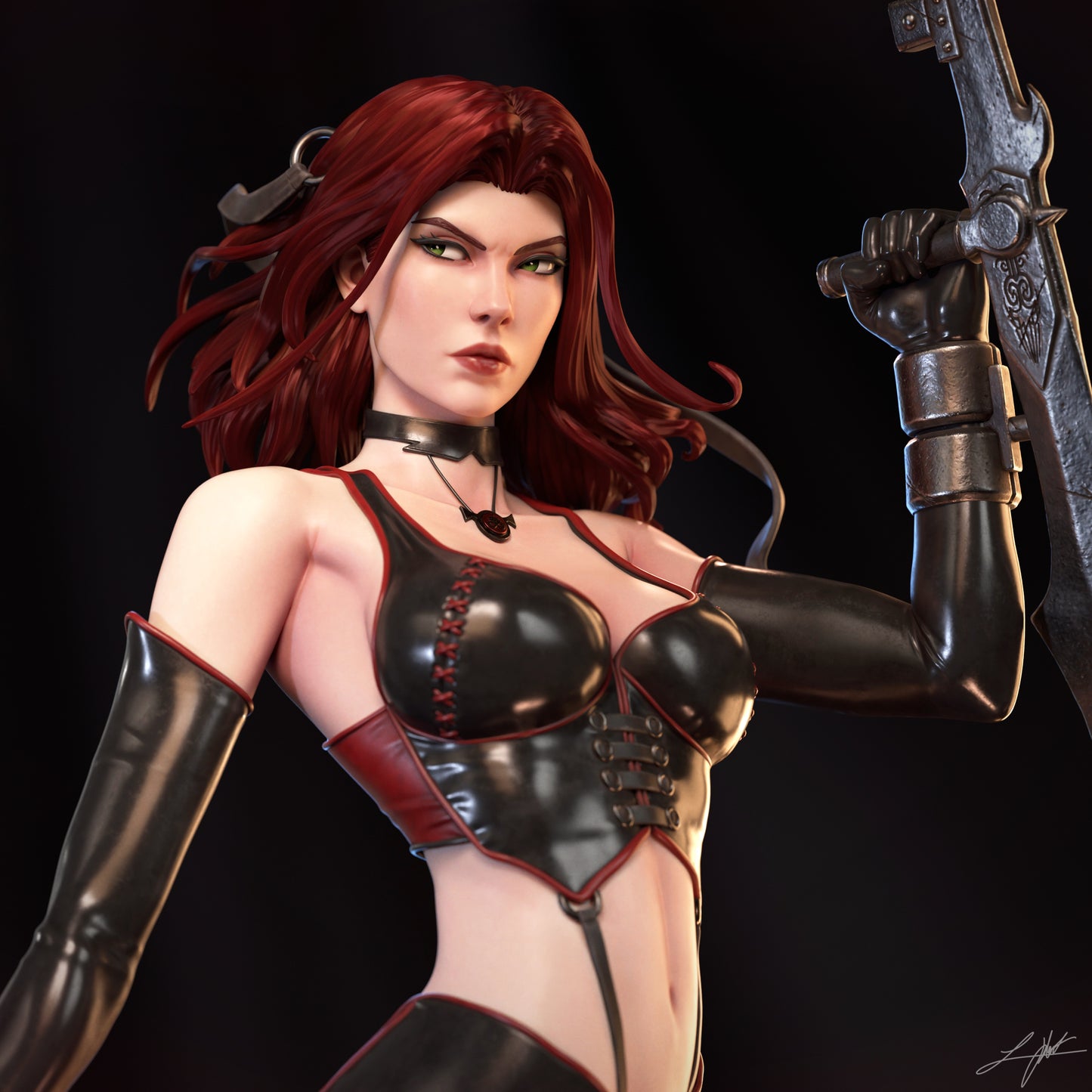 Rayne Bloodrayne Statue