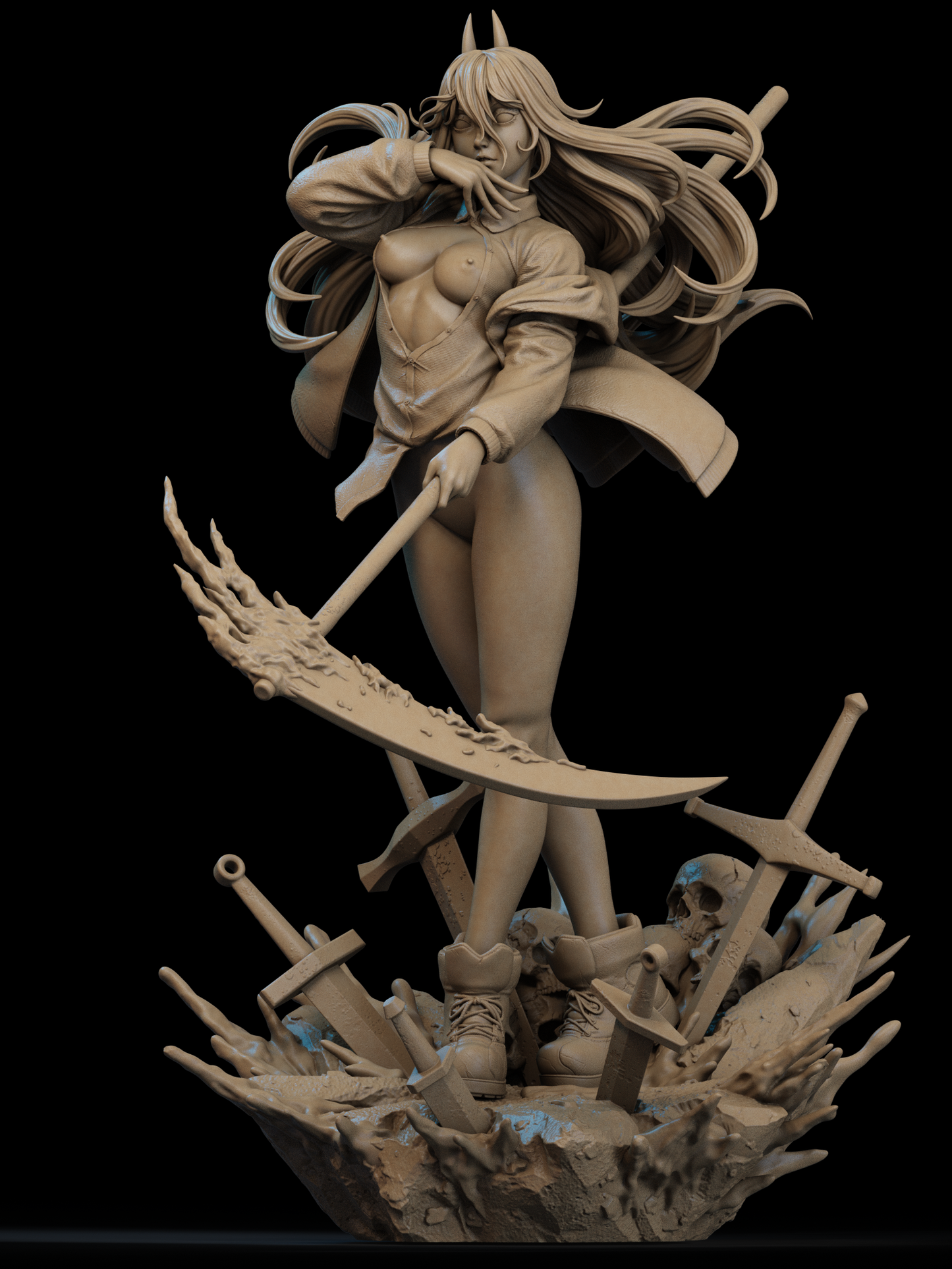 Power (Chainsawman) Statue 3D-Printed Kit