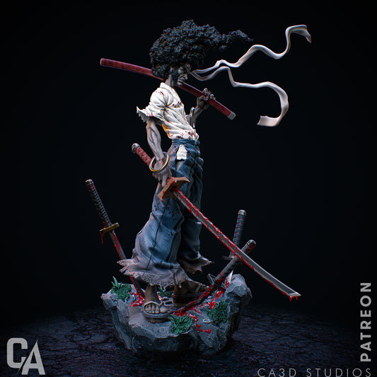 Afro Samurai Statue