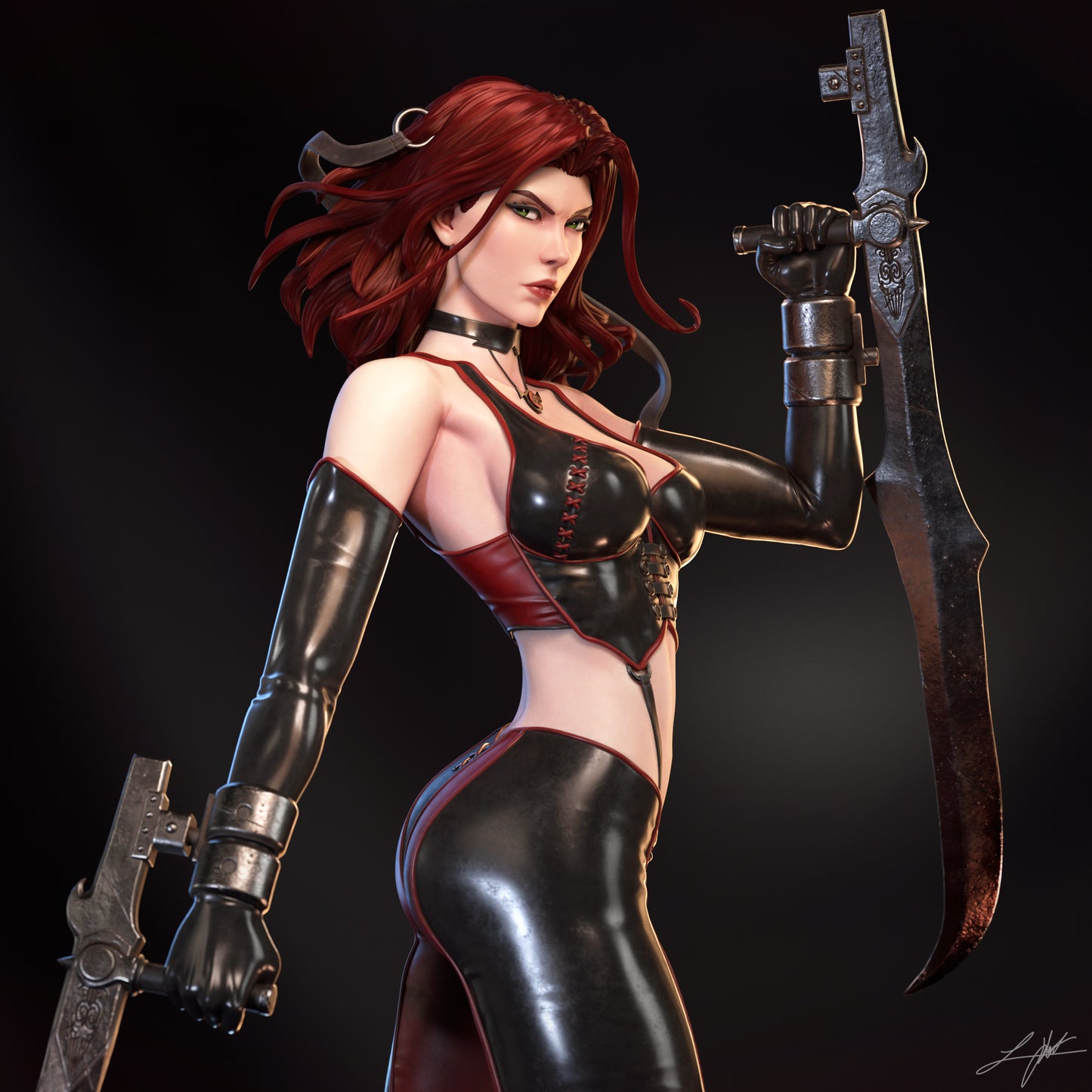 Rayne Bloodrayne Statue