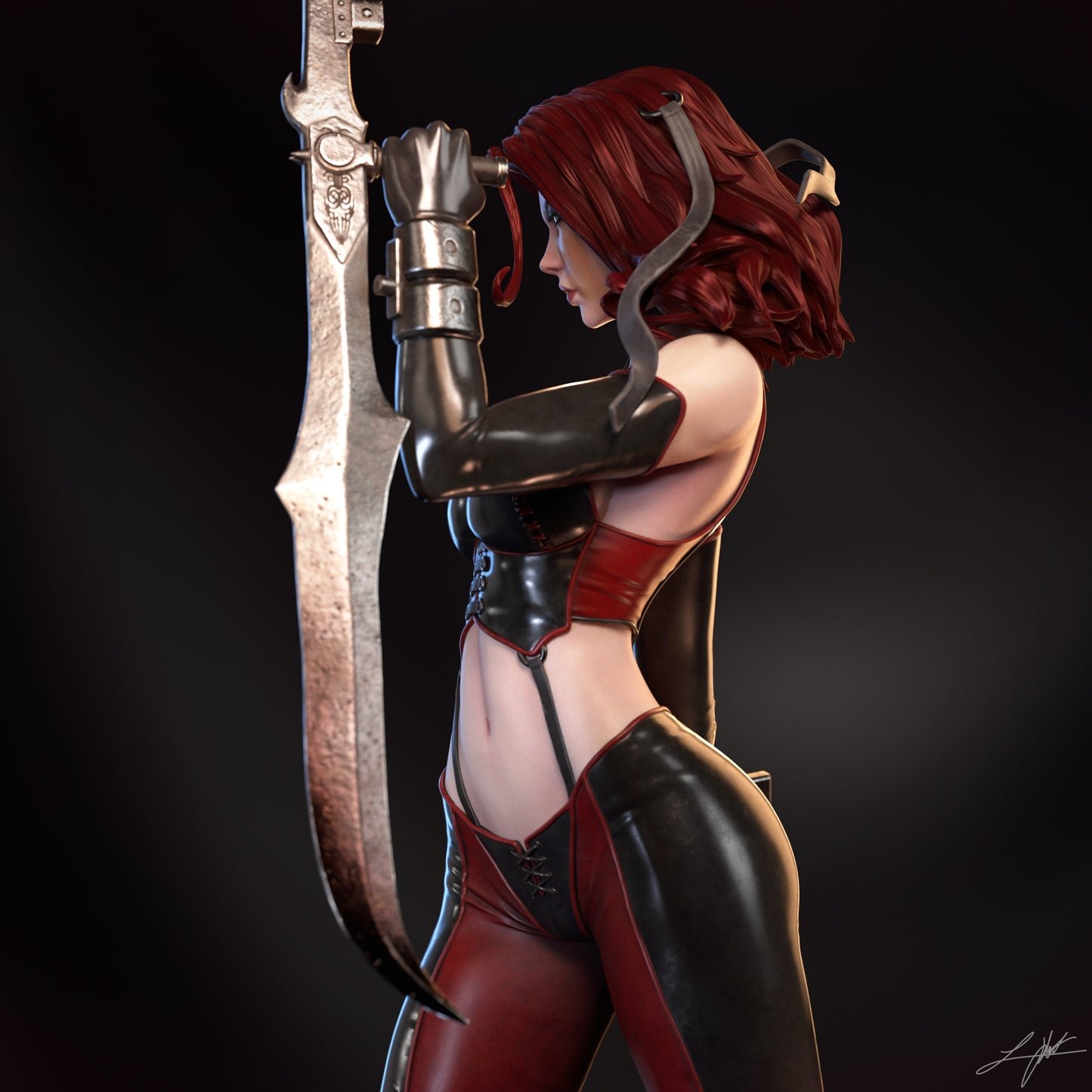 Rayne Bloodrayne Statue