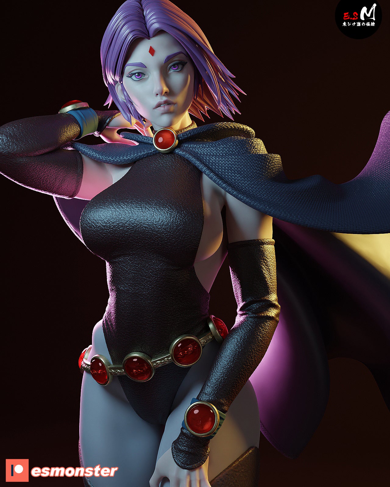 Raven Statue
