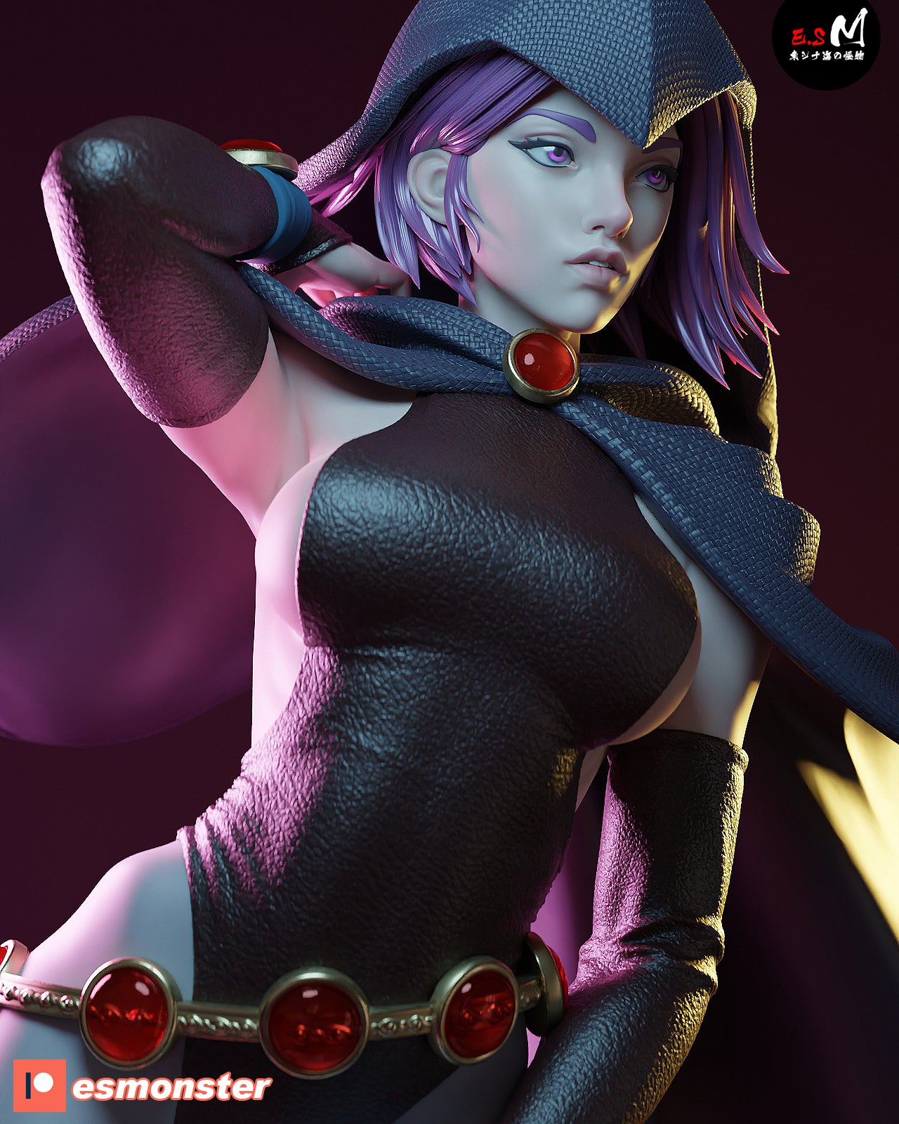 Raven Statue