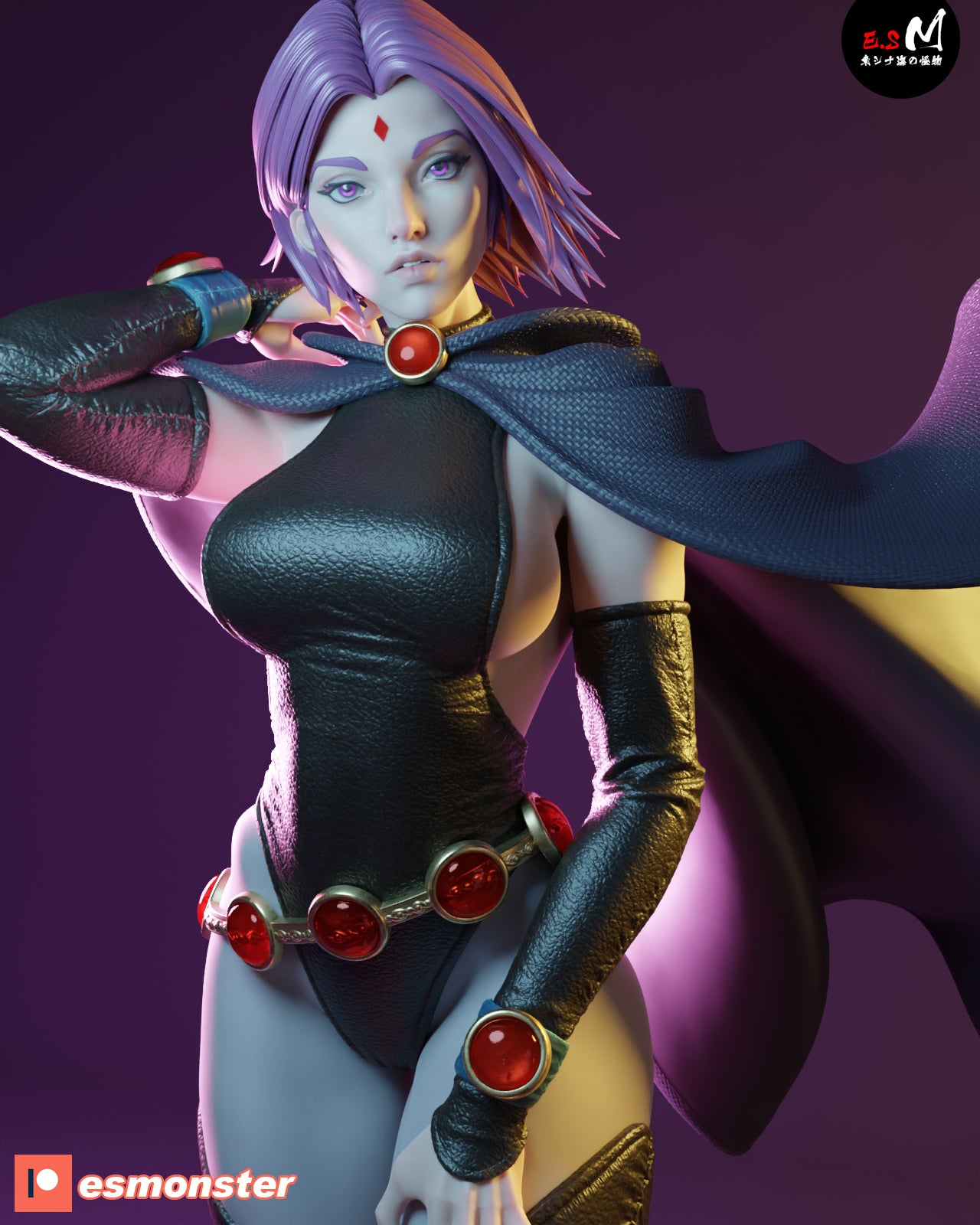 Raven Statue