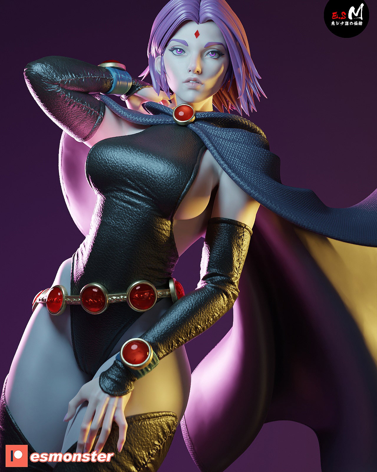 Raven Statue