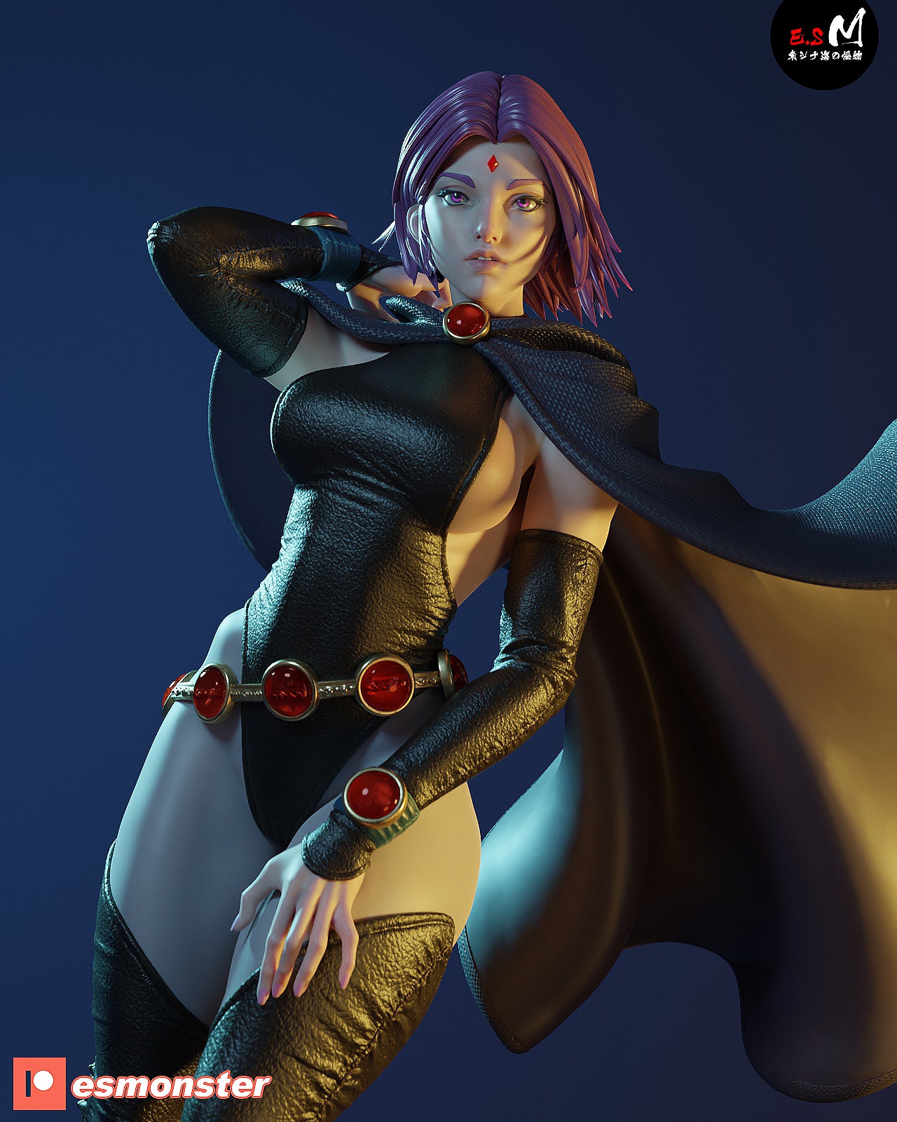 Raven Statue