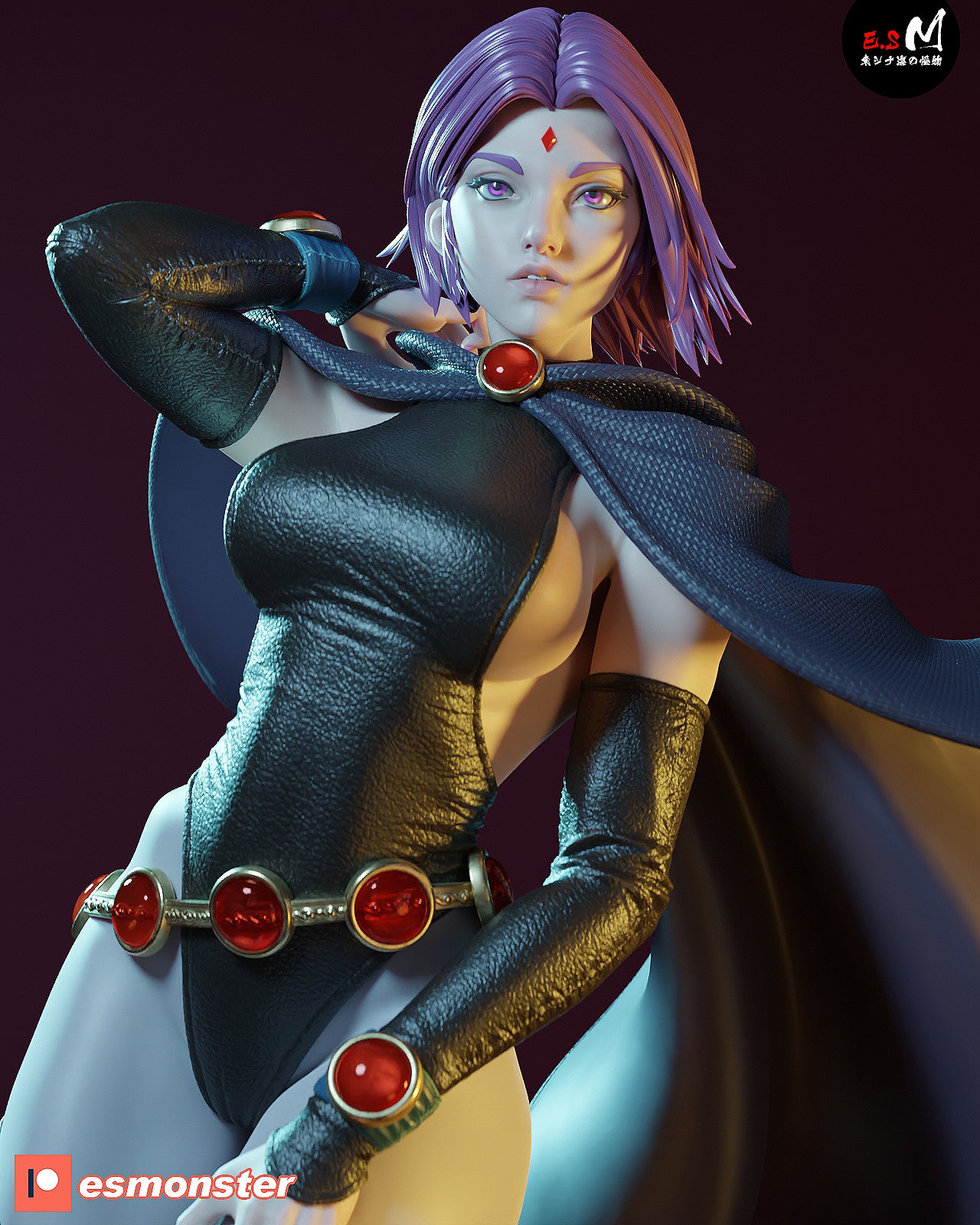 Raven Statue