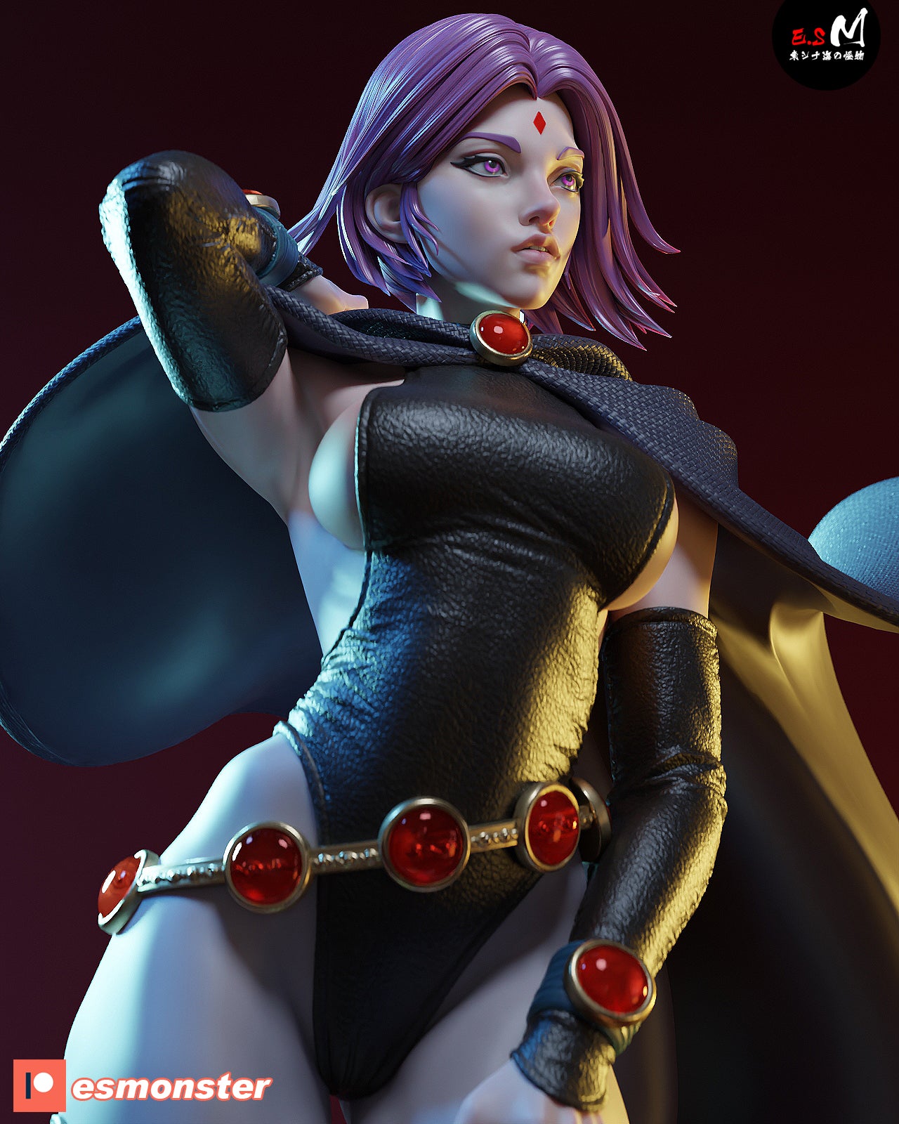 Raven Statue