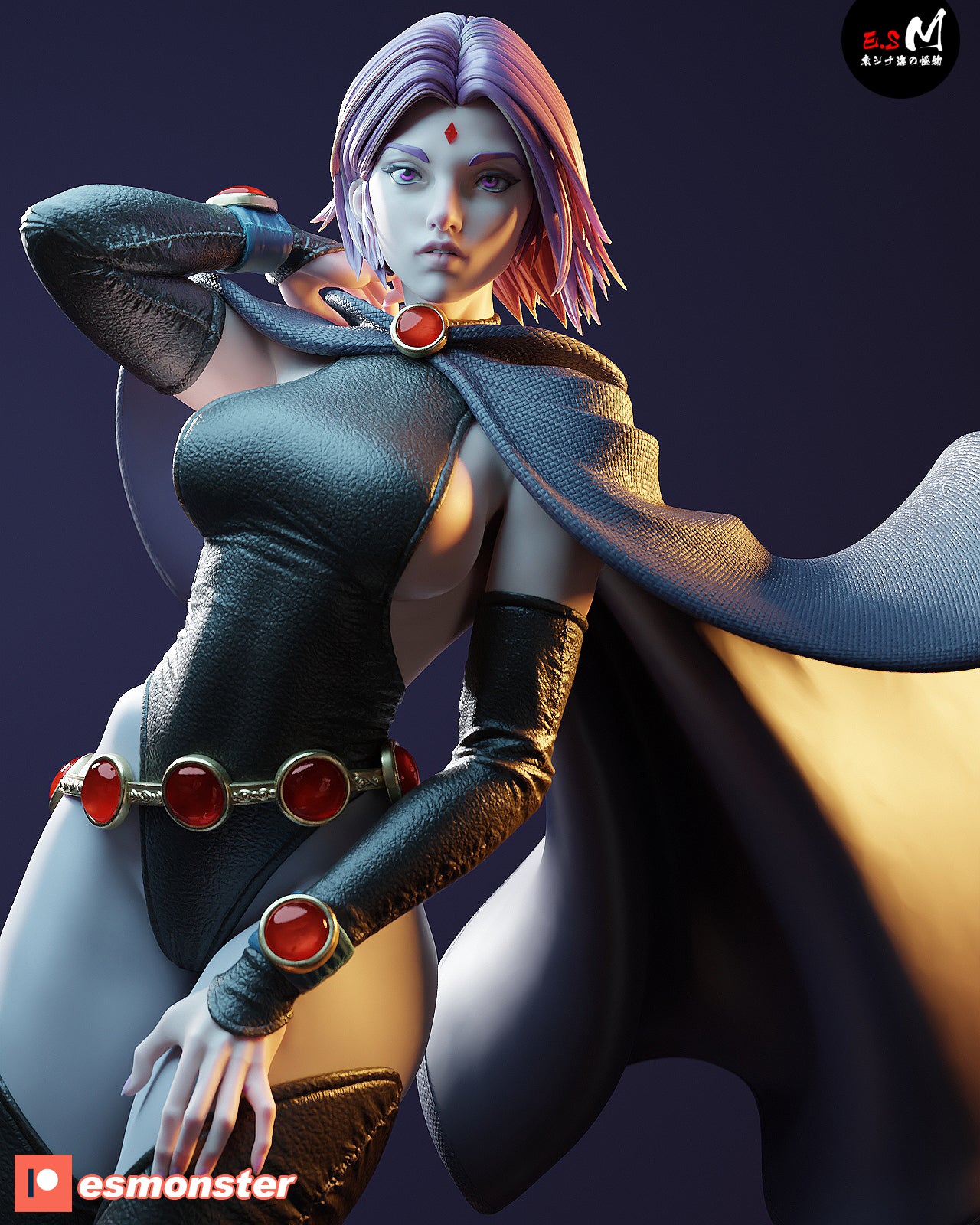 Raven Statue