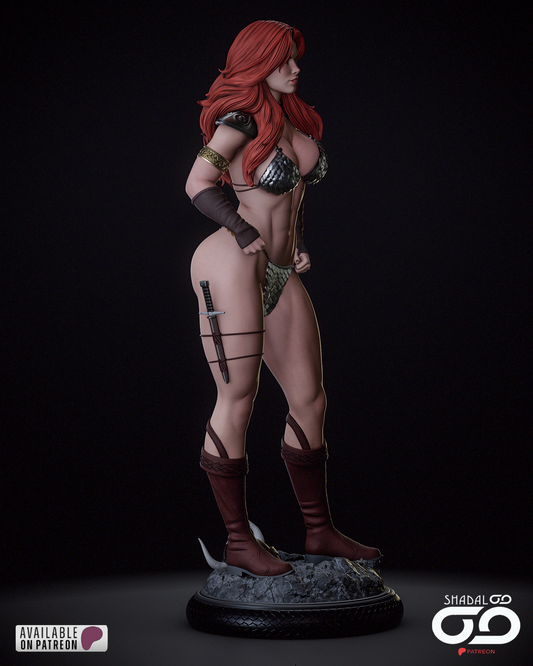 Red Sonja Statue