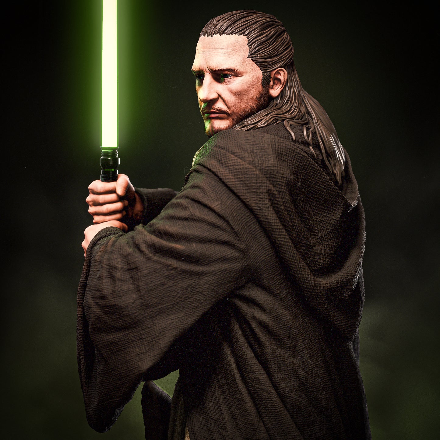 Qui Gon Jinn Statue