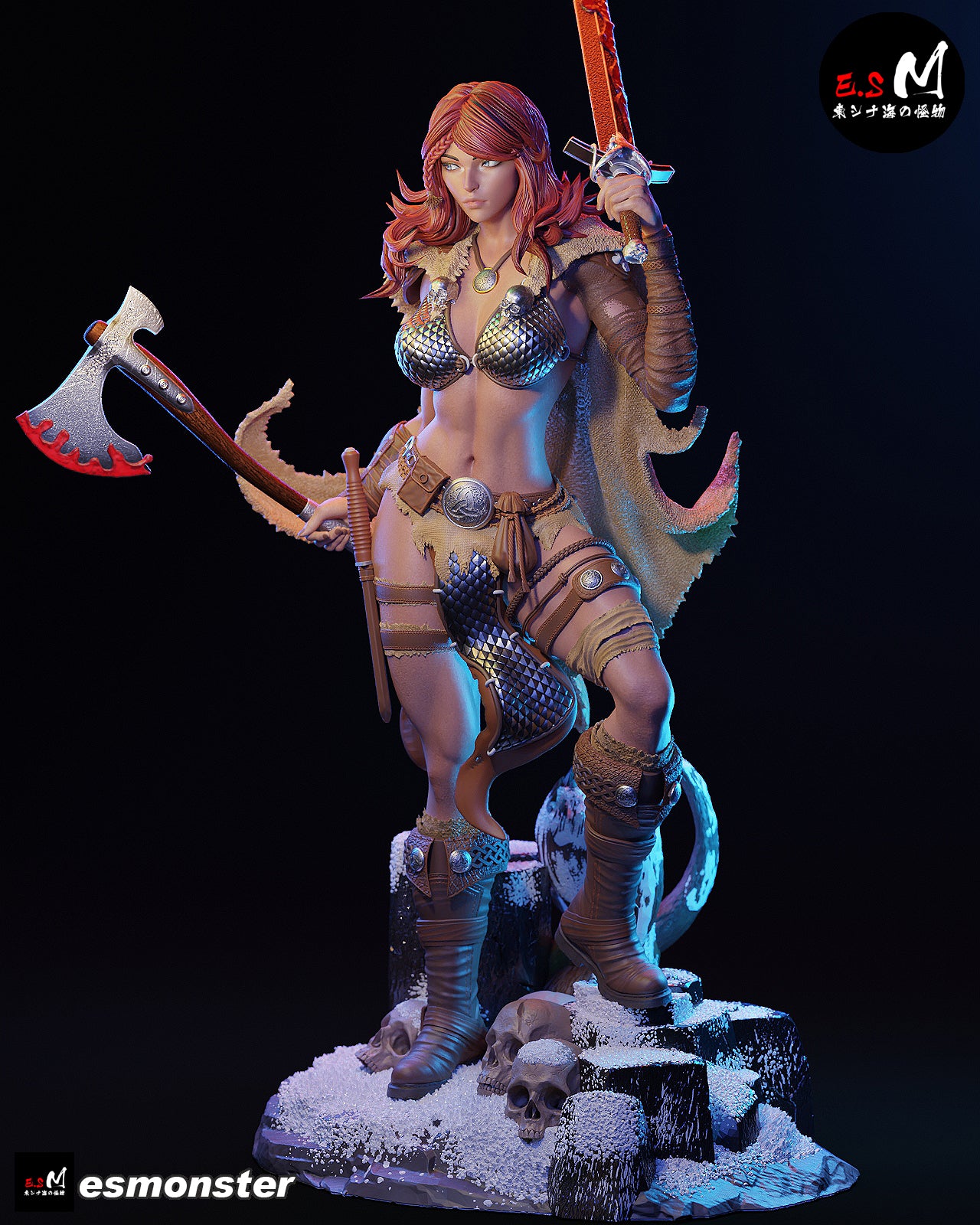 Red Sonja Statue