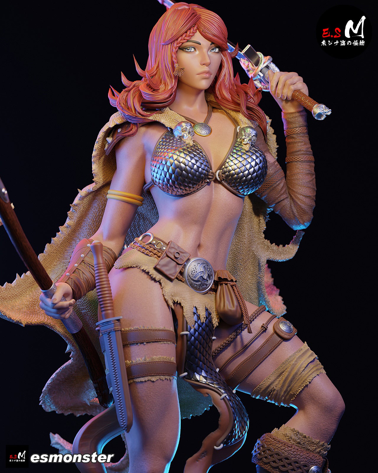Red Sonja Statue