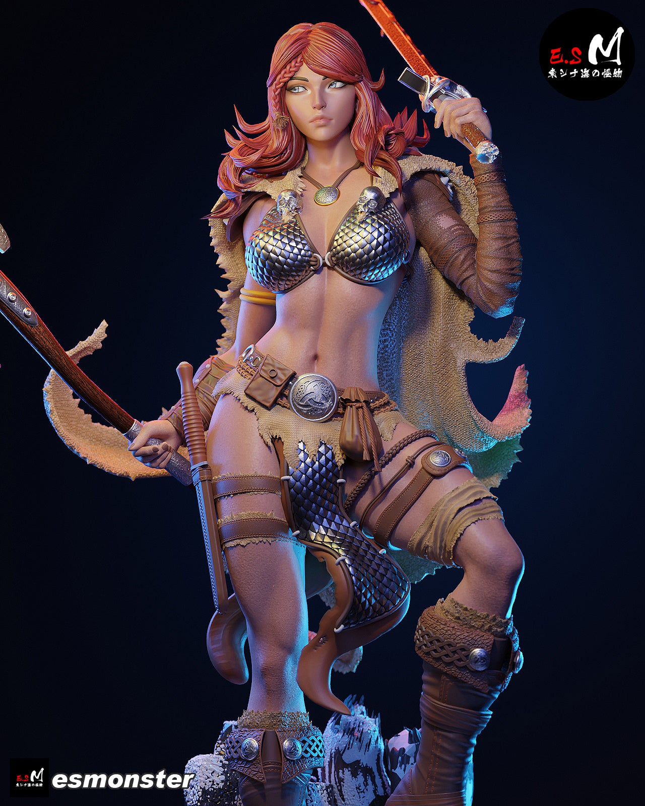 Red Sonja Statue