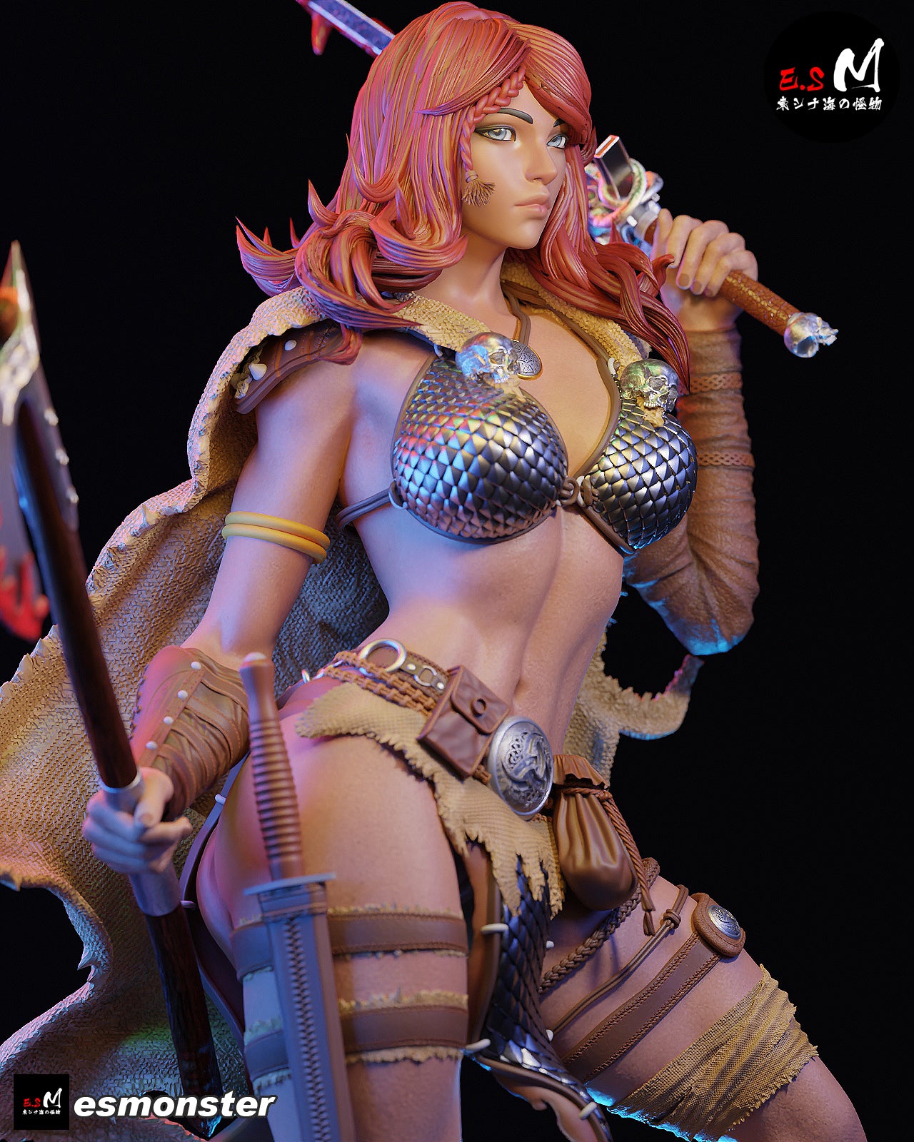 Red Sonja Statue