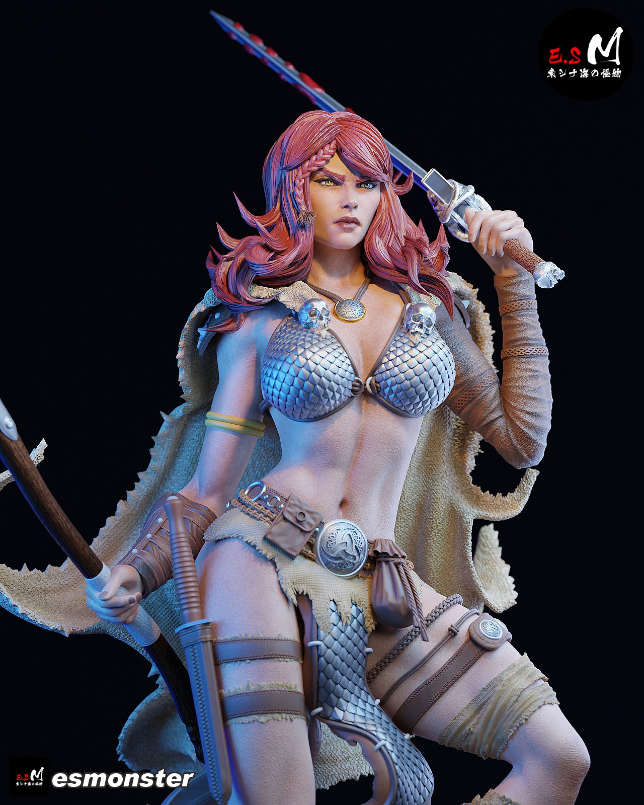 Red Sonja Statue