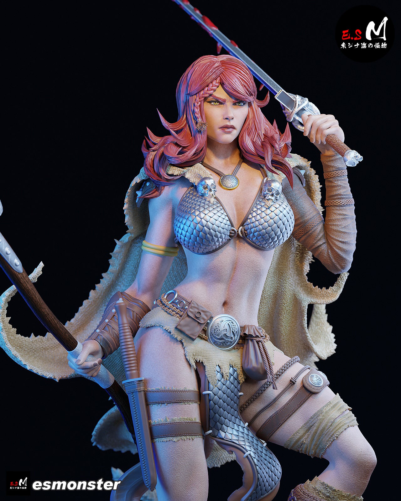 Red Sonja Statue