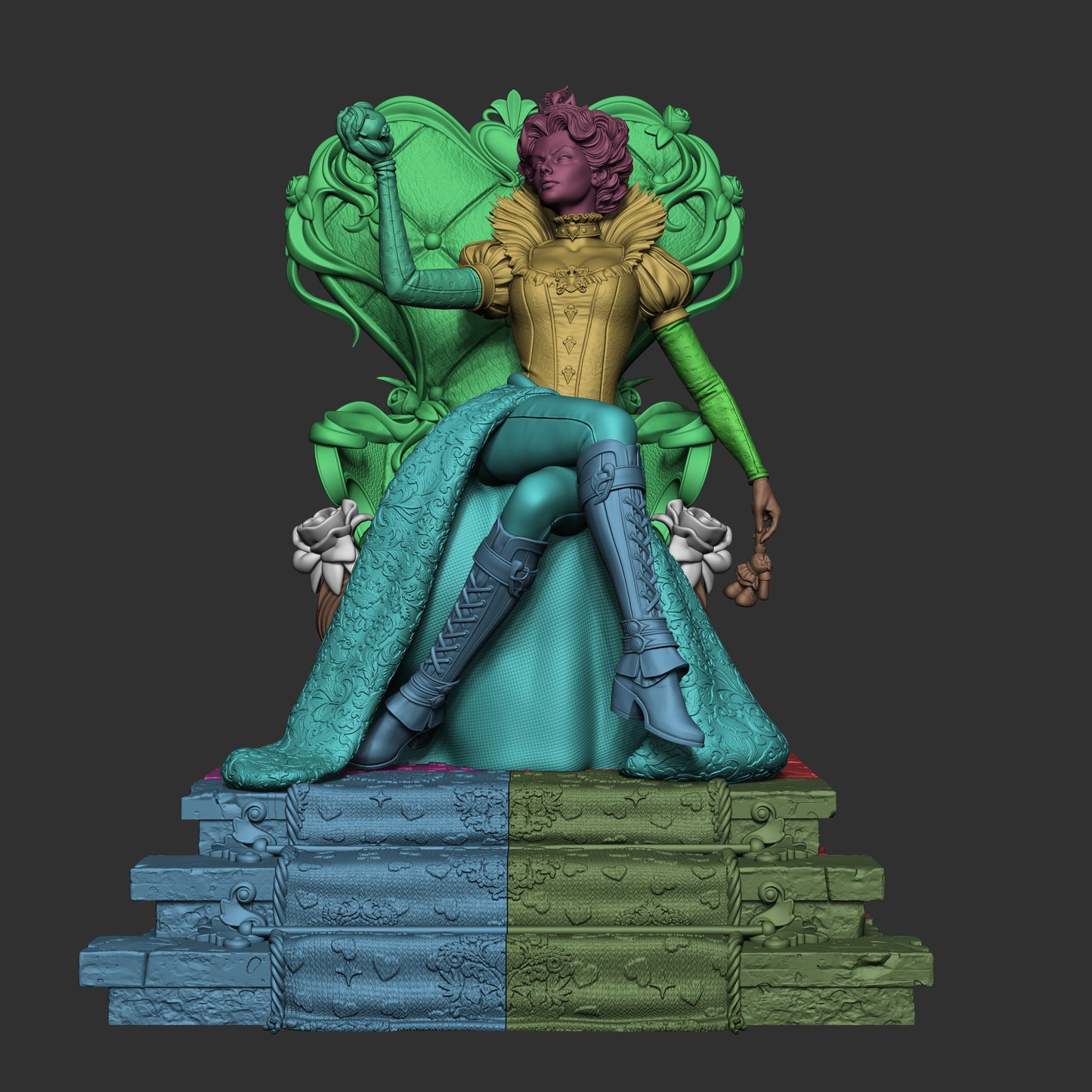 Queen Of Hearts Statue