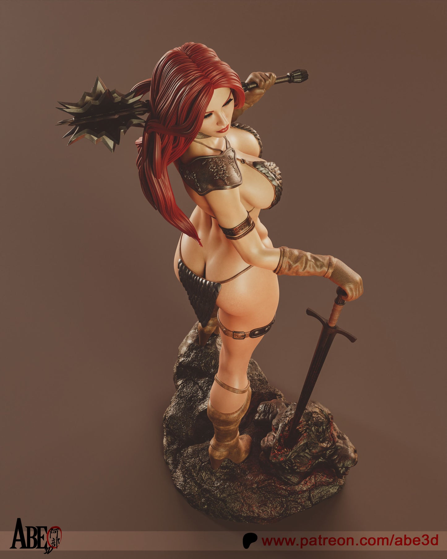 Red Sonya Statue