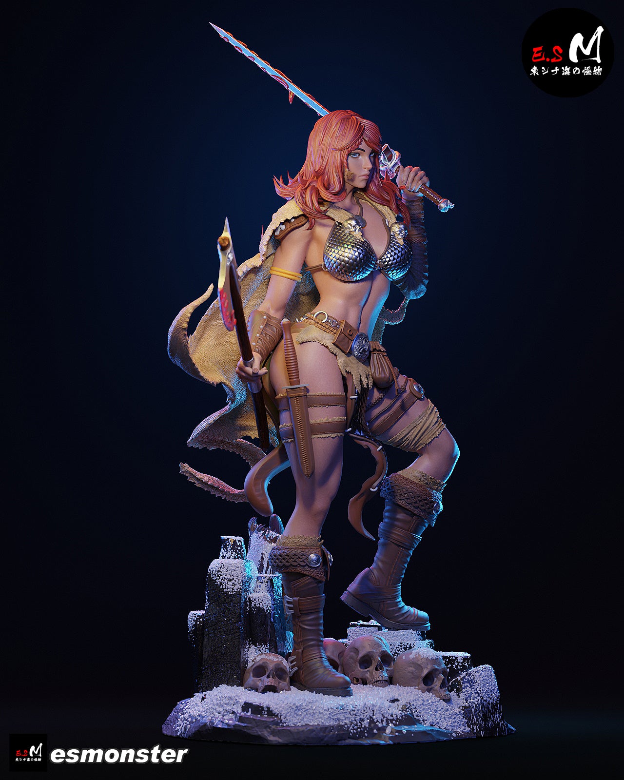 Red Sonja Statue